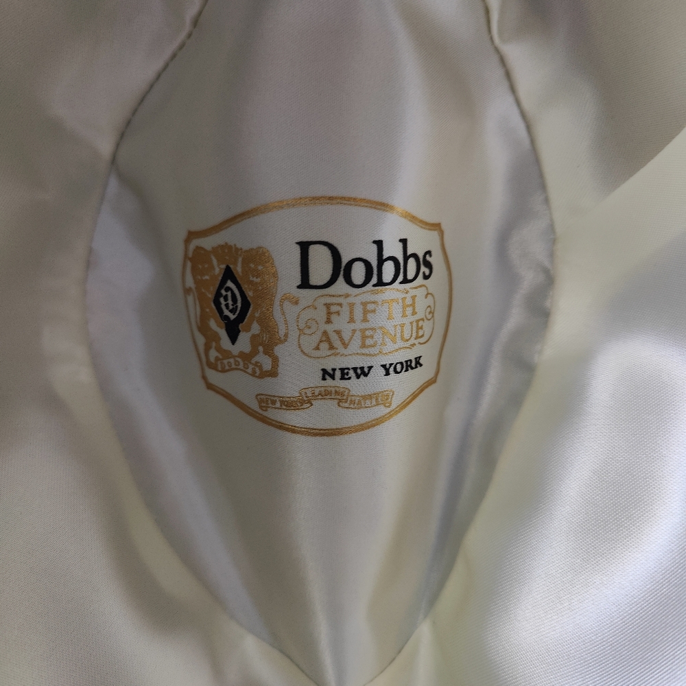 Vtg Dobbs Fifth Ave New York Feather Trimmed Fedora - Picture 8 of 11